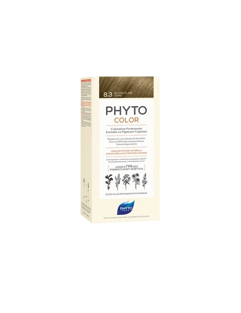 Phytocolor 8.3 rubio claro dorado